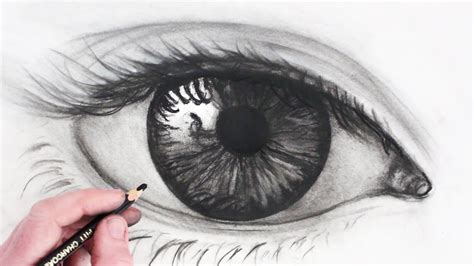 How To Draw A Realistic Eye Narrated Sketch Youtube