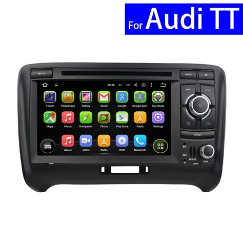 2 Din Android Car Radio For Audi TT DVD Player With GPS Navigation