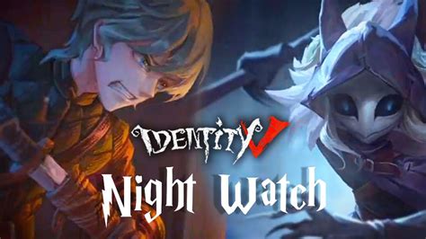 Identity V New Hunter Night Watch Background Story In English Youtube
