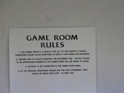 Game Room Rules Flickr Photo Sharing