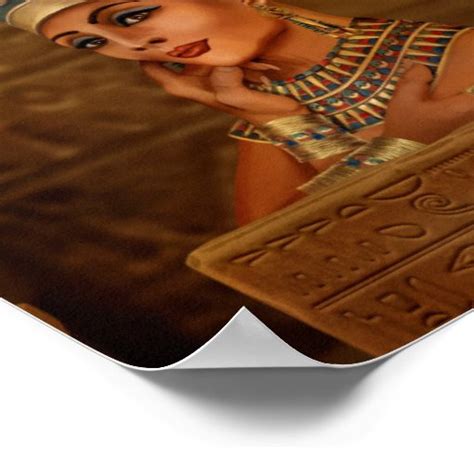 Nefertiti Neferneferuaten The Egyptian Queen Poster Zazzle