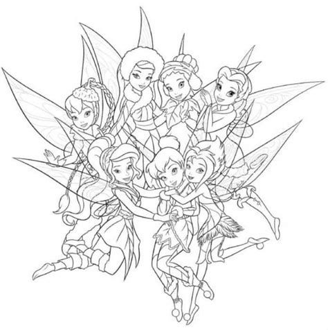 Tinkerbell And Periwinkle Coloring Pages - Coloring Home