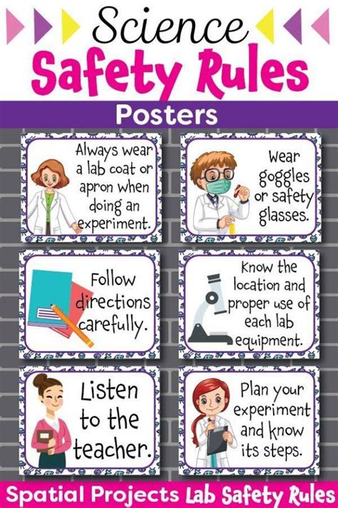 Lower level undergrad lab safety. Do you need colorful Science lab safety rules posters? Here's the perfect resource for you. Each ...