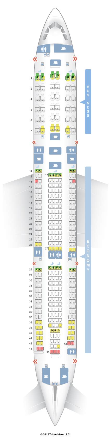Seatguru Seat Map Malaysia Airlines Airbus A330 300 333 Malaysia