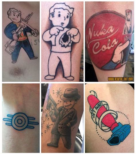 Fallout Tattoo Inspiration Fallout Facts Fallout Game Gamer Tattoos