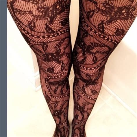 Intimates And Sleepwear Now Available Floral Fishnet Pantyhose Poshmark