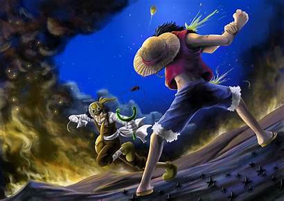 Piece Wallpapers Anime Luffy Fight Ussop Awesome
