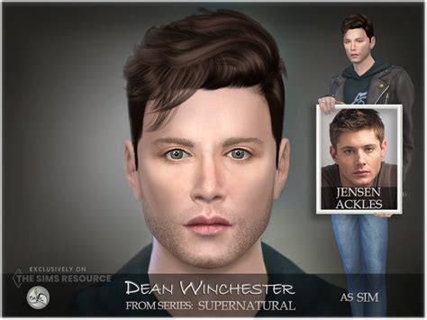 Supernatural Sim Dean Winchester By Bakalia From Tsr Sims 4 Downloads