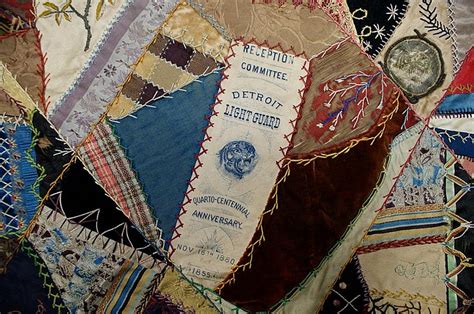Victorian Crazy Quilt Signed Egb Dated 1883 With Variou