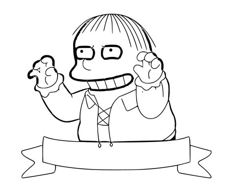 Printable Ralph Wiggum Coloring Page Download Print Or Color Online For Free