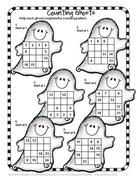 These math worksheets are printable and are organized by either subject (ie. Halloween Math Worksheets, Games, Puzzles and Brain ...