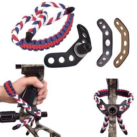 Bow Wrist Sling Paracord Braided Wrist Adjustable And Comfortable Archery