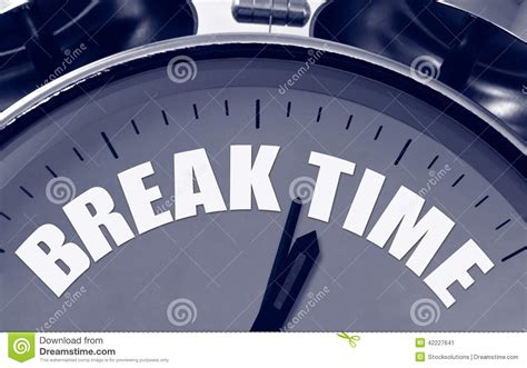 Break Time Concept Stock Photo - Image: 42227641