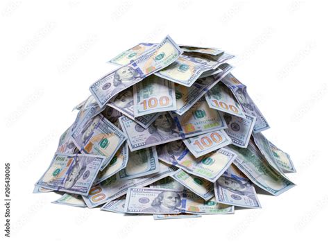 Pile Of New Hundred Dollar Bills Stock Photo Adobe Stock