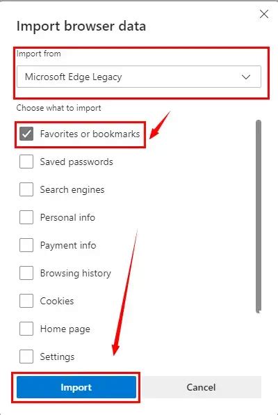 How To Recover Favorites Or Bookmarks In Microsoft Edge Workintool