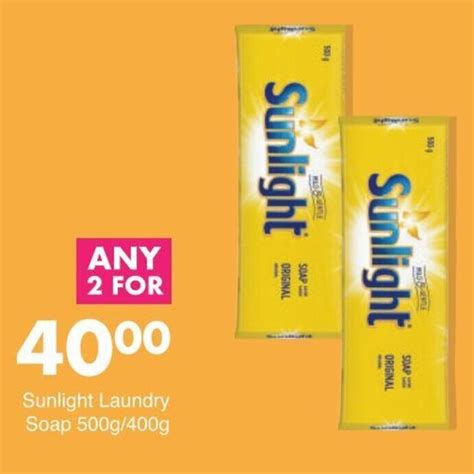 Sunlight Laundry Soap G G Offer At Save