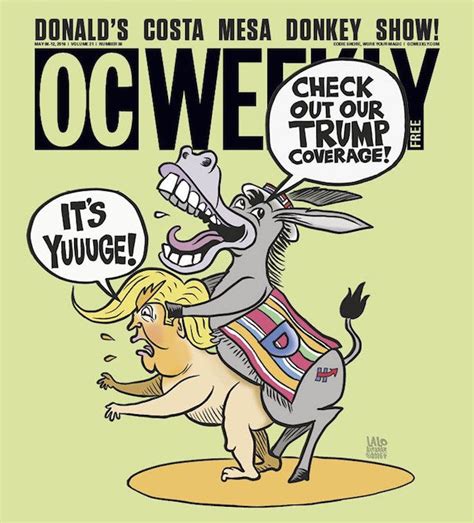 Photo This Weeks Oc Weekly Has One Hell Of A Trump Cover