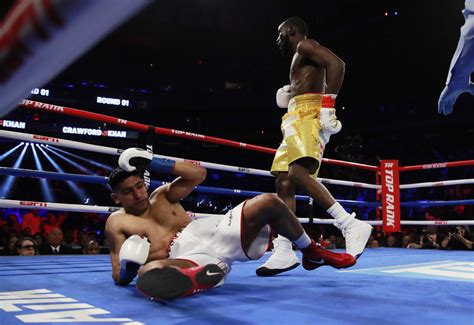 Terence Crawford Vs Amir Khan Fight Result Bud Retains Title After
