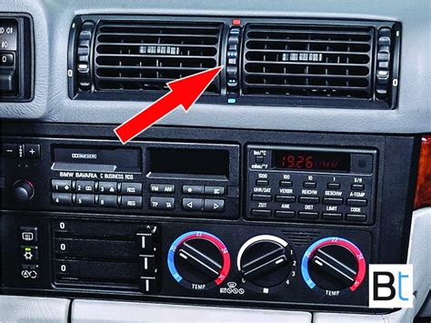 Bmw Center Vent Temperature Dial What Does It Do