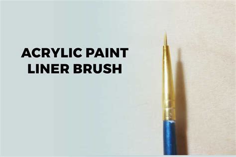 Acrylic Paint Brushes 101 Understanding The Types Of Brushes And How
