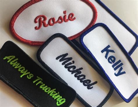 Custom Embroidered Uniform Patches Name Patches Iron On Custom Etsy