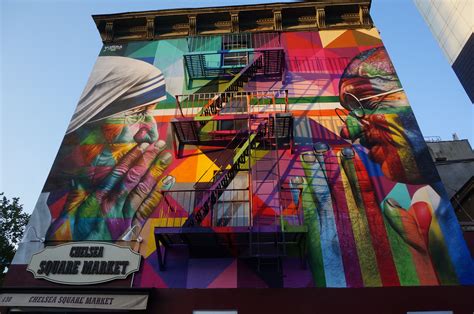 A mural is any piece of artwork painted or applied directly on a wall, ceiling or other permanent surfaces. Eduardo Kobra Paints the Mural NYC Truly Needs Right Now ...