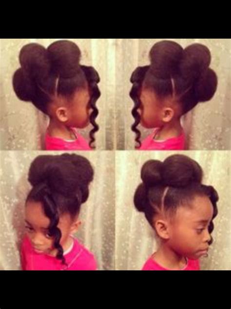 Simply use a hair tie to secure each one at ear level. Cute puffy buns on all ages actually | Hairstyles ...