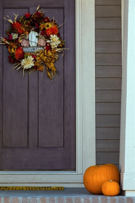 Fall Front Door Decor Town And Country Living