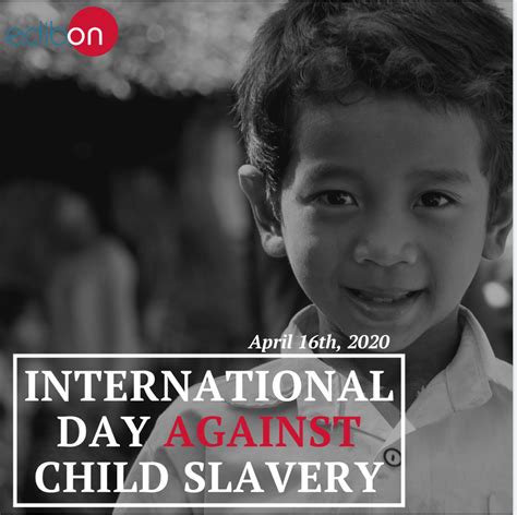 International Day Against Child Slavery Edibon