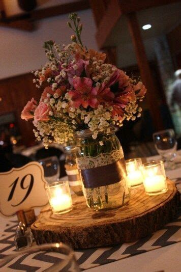 Mason Jar Wedding Centerpieces Mason Jar Centerpiece