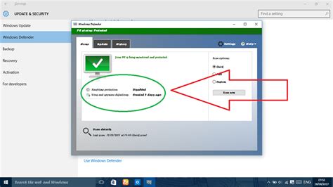 To Enable Real Time Protection In Windows Defender Microsoft Community