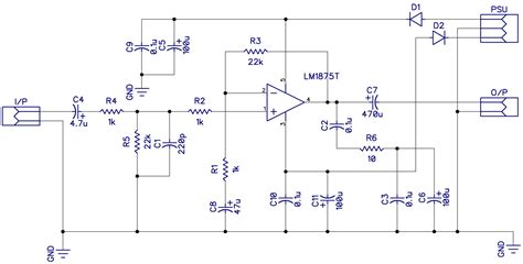 How To Build A Simple Amplifier Circuit Wiring Draw And Schematic
