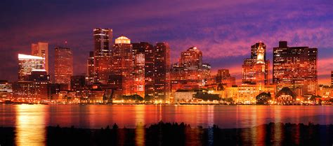 Downtown Boston Skyline 1 ⋆ Colorful Stock Images
