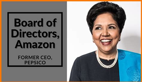 Indra Nooyi Board Of Director At Amazon Former Ceo Of Pepsico