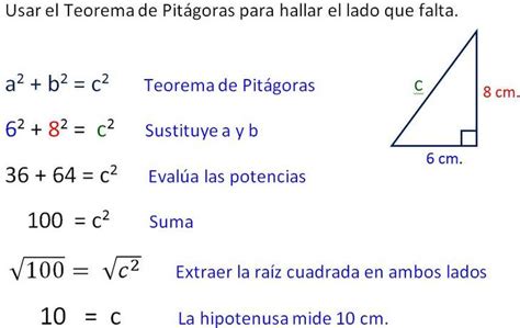 Teorema De Pitágoras Matematica