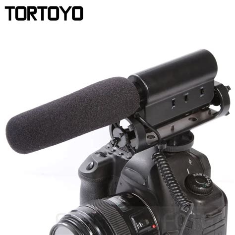 High Quality Professional Gun Interview External Microphone For Canon