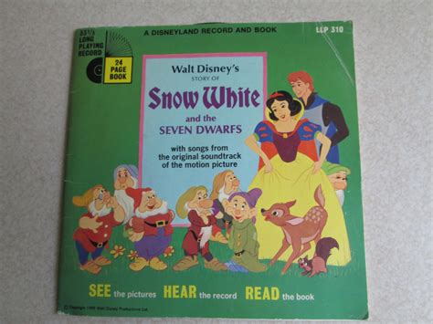 Snow White And The Seven Dwarfs Soundtrack Llp 310 By Walt Disney