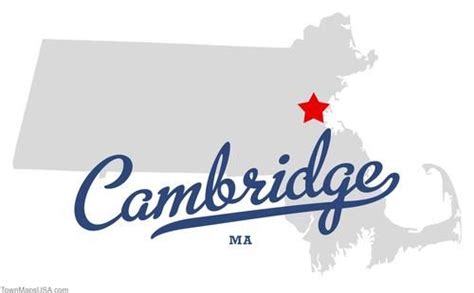 Map Of Cambridge Massachusetts Ma Cambridge Cambridge Ma Middlesex County