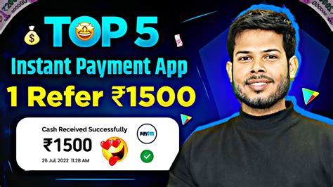 Top 5 Instant Payment Refer And Earn App 2023💸 1 Refer ₹1500 Without Investment Youtube