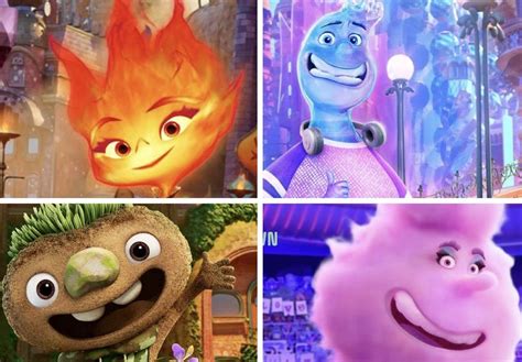 Pixar Animation Studios Unveils New Character Posters For Elemental
