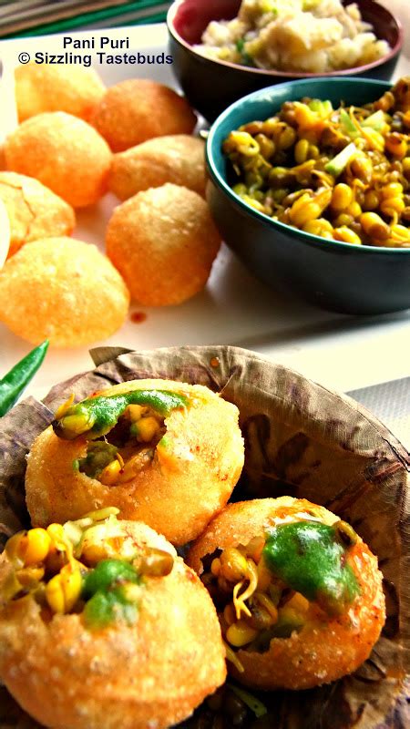 Sizzling Tastebuds Pani Puri Mumbai Street Food Delight Quick Kids