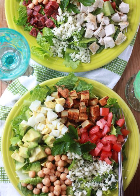 Quick And Easy Dinner Cobb Salads Kitchen Treaty
