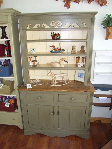 Painted Distressed Buffet And Hutch Fitzmaurice Bros Carpentry