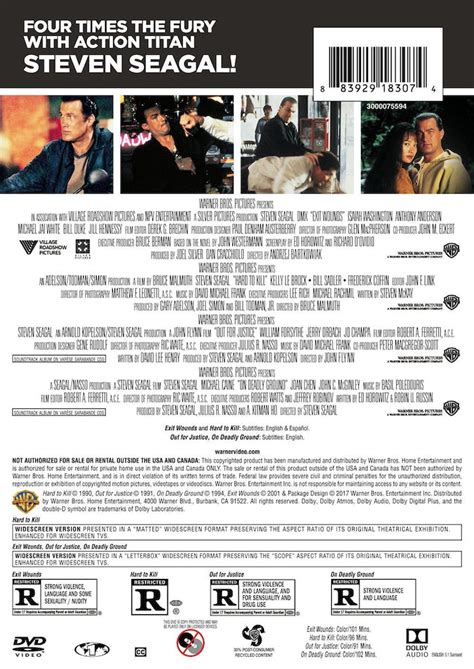Buy Steven Seagal Collection Dvd Set Dvd Gruv