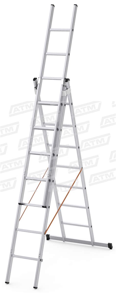 Atm Ladder - 2,5x3=7,5+1=MT 8,5 type a sliding LADDER ATM-034 / Triple A Type Aluminum Ladder ...