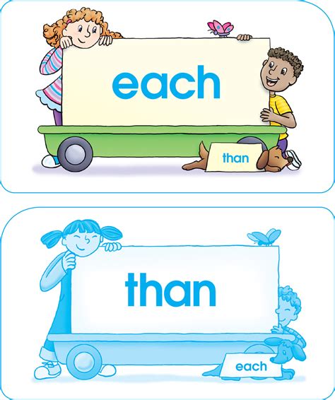 Use them for your word wall and for a variety of literacy activities. Sight Words Flash Cards - School Zone Publishing - Bens