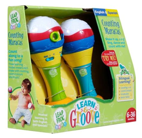 Leapfrog Learn And Groove Counting Maracas Baby Musical Toys
