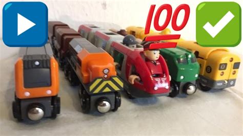 🛤🚆🚂🚊brio World Train 5 Different Brio Trains Railway Wooden Toy