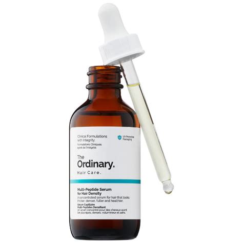 For those looking for a hair growth serum to help grow your hair faster and longer, this is an option worth considering. The Ordinary - Multi-Peptide Serum for Hair Density 60ml ...