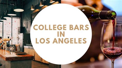 7 Best College Bars In Los Angeles